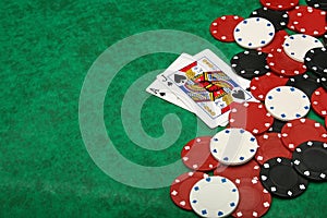 A winning blackjack hand