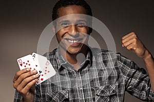 Winning combination of cards