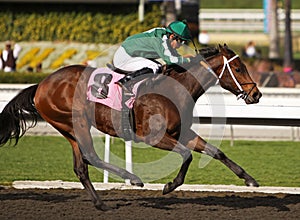 Winning Her First Race