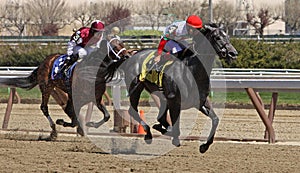 Winning Her First Race