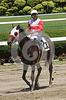 Winning Her First Race