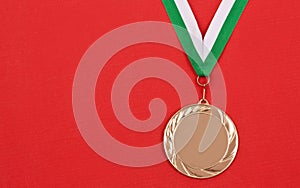 Winning medal