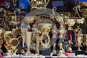 Winning trophies photo