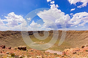 Winslow Meteor Crater on the Colorado Plateau, Arizona, USA photo