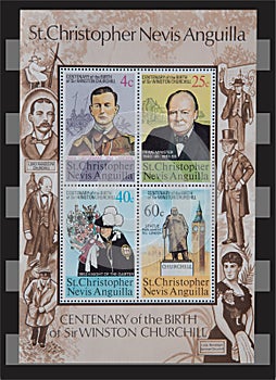 Winston Churchill stamps