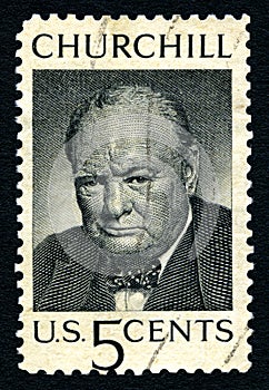 Winston Churchill US Postage Stamp