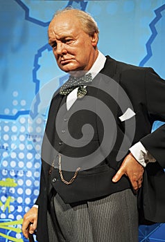 Winston Churchill wax figure