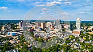 Winston-Salem, North Carolina Skyline Aerial