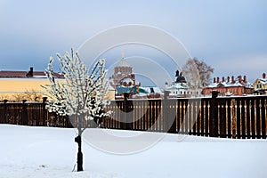 Winter afternoon in Sviyazhsk