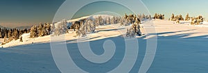 Winter afternoon in Velka Fatra mountains in Slovakia