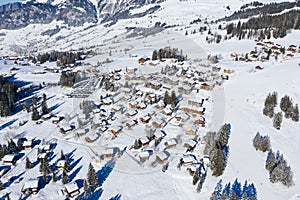 Winter in alps photo