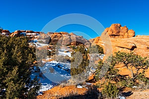 Winter in Arches National Park