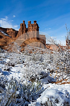 Winter in Arches National Park