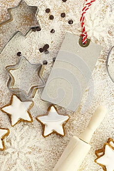 Winter bakin background