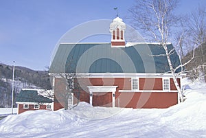 Winter barn