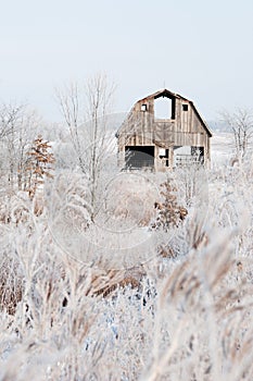 Winter Barn