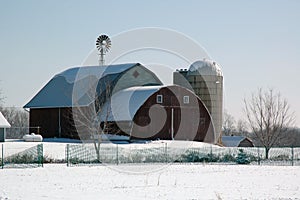 Winter Barn