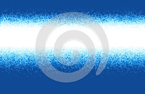 Winter blue frost background with copy space