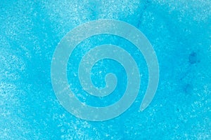 Winter blue ice texture