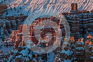 Winter, Bryce Canyon Hoodoos