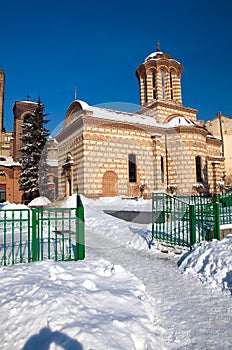 Winter in Bucharest - Old Court Church