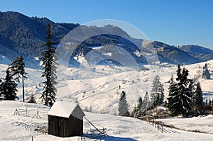 Winter in Bucovina mountains