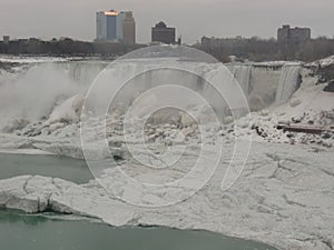 Niagara Falls Ontario Canada in the winter