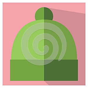 winter cap. Vector illustration decorative design
