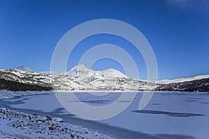 Winter in Capcir, Pyrenees, France