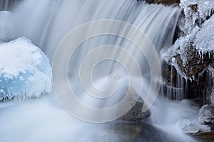 Winter Cascade Boulder Creek