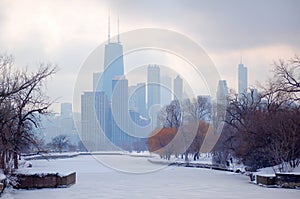 Winter in Chicago Lincoln Park