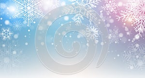 Winter Christmas background