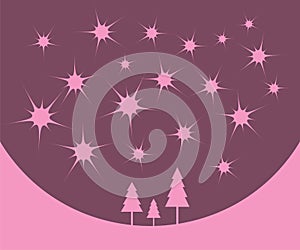 Winter Christmas background