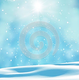 Winter Christmas background