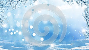 Winter christmas background