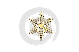 Winter,Christmas, New Year wooden decoration - snowflake, star.