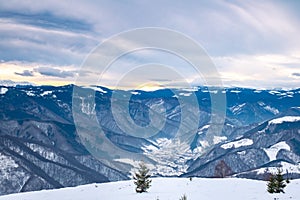 Winter in Cindrel mountains