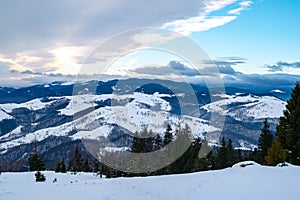 Winter in Cindrel mountains