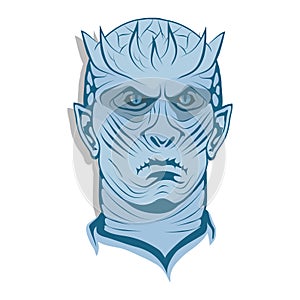 Winter is coming, blue face, ice king.