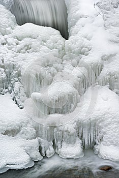 Winter, Comstock Creek Cascade