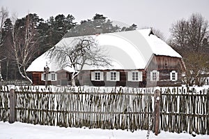 Winter country house