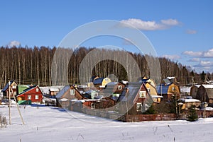 Winter in country side