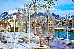 Winter day in Bad Ischl, Austria