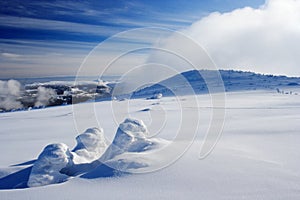 Winter day in Giant Mountains