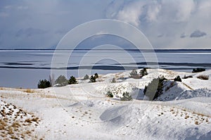 Winter in Dead dunes