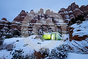 Winter Desert Camping