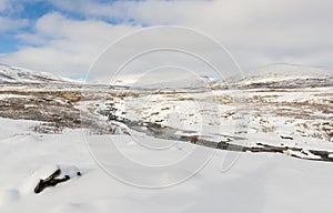 Winter Dovrefjell Norway