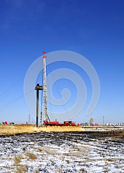 Winter drilling tower