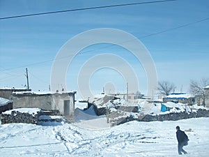 Winter in the east of Turkey