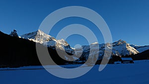 Winter evening Feutersoey,